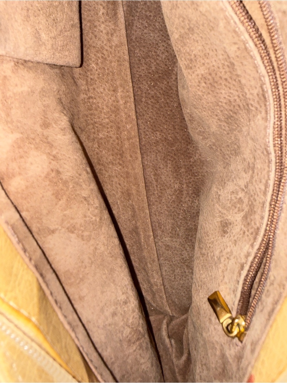 Vintage Ostrich Baguette Satchel Suede Lined - Picture 2 of 6